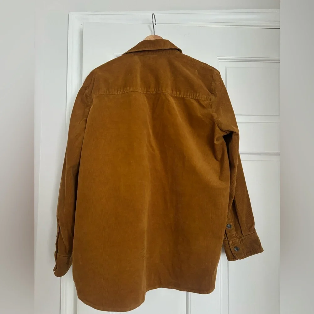 J. Crew Mustard Corduroy Shirt Jacket